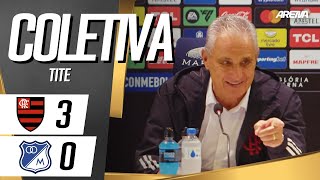 COLETIVA TITE | AO VIVO | Flamengo 3 x 0 Millonarios - Conmebol Libertadores 2024