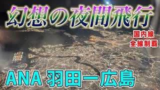 【国内線制覇#140】東京の夜景は、プラネタリウム。羽田からANAで西へ飛ぶ！アクセス激悪と噂の、山の中の空港に飛ぶと・・・？