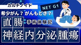 【カルチノイド】直腸神経内分泌腫瘍　手術体験記｜希少がん｜【NET】