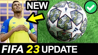 FIFA 23 JUST GOT A BIG UPDATE - New Features, New Faces & More ✅