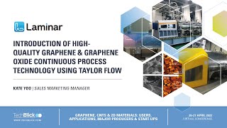 Laminar | Introduction of high-quality graphene \u0026 graphene oxide continuous process. Taylor flow