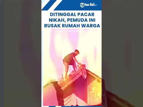 Video Pria Ngamuk Di Pasuruan Bobol Genteng Tetangga Lalu Dilempar ...