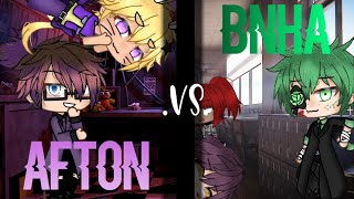 ☆Afton Family .vs. BNHA☆ GACHA LIFE || Singing Battle