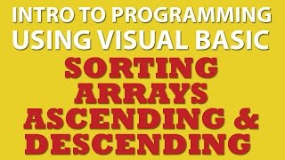 Visual Basic Programming Challenge: Sorting Arrays Ascending and Descending