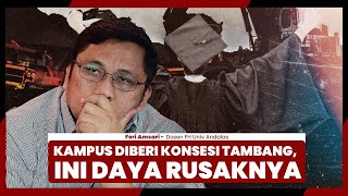 ⚒️ Konsesi Tambang Untuk Bungkam Daya Kritis Kampus | Buka Kartu