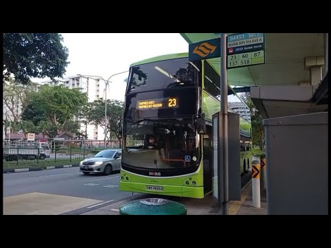 Sbst Retired Sbs7495k Volvo B9tl Cdge Service 23 Youtube