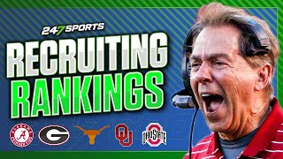 2023 College Football Recruiting Team Rankings 🏈 📈 | Alabama, Georgia, Texas, Oklahoma, Ohio State