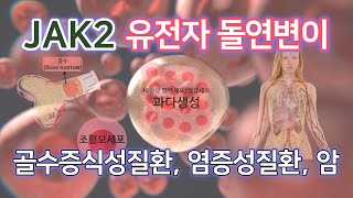 JAK2 유전자 돌연변이 - 골수증식성질환, 염증성질환, 암