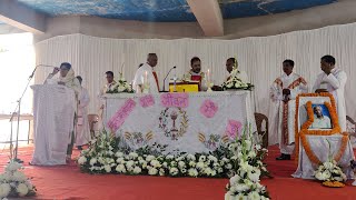 गमी मिस्सा/ REQUIEM MASS/ GAMI MISSA OF LATE ALBINUS MINZ/ LALPUR/ RANCHI BY BISHOP THEODORE M.