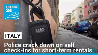 Italy cracks down on self check-ins for short-term vacation rentals • FRANCE 24 English