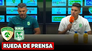 RUEDA DE PRENSA DE NACIONAL LUEGO DE LA VICTORIA ANTE EQUIDAD EN EL CAMPIN