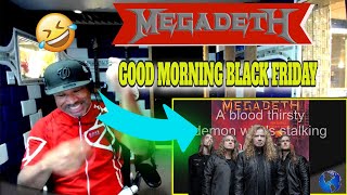 Megadeth Good Mourning   Black Friday - Producer Reaction