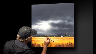 Painting a stormy sky - Add DRAMA to landscapes