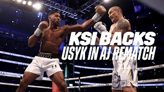 KSI: I Hate To Say It But Usyk Will Beat Anthony Joshua