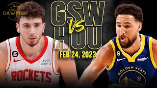 Golden State Warriors vs Houston Rockets Full Game Highlights | Feb 24, 2023 | FreeDawkins