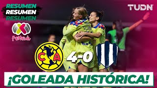 HIGHLIGHTS | América 4-0 Rayadas | Liga Mx Femenil - CL2024 J6 | TUDN