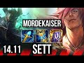 MORDEKAISER vs SETT (TOP) | 16/1/13, 57k DMG, Legendary | NA Diamond | 14.11