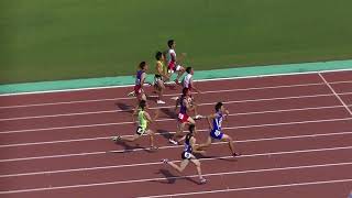 20190803鞘ヶ谷記録会 高校男子100m決勝第2組