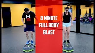 8 Minute Full Body HIIT STEP Blast