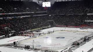 Kölner Haie : Düsseldorfer EG  Wintergame 2019  warm up/ Einlaufen