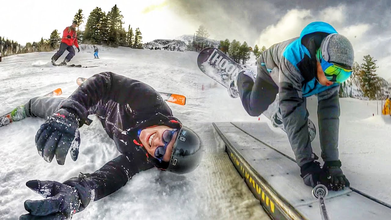 Crazy Snowboard Crash Youtube