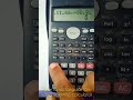 Polar to rectangular form conversion using scientific calculator, fx-82MS calculator