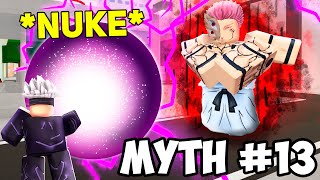 I Busted 13 HEIAN ERA SUKUNA MYTHS in Roblox Jujutsu Shenanigans