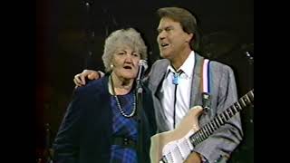 Glen Campbell & His Mom- "Crying Time" & "Silver-haired Daddy of Mine"