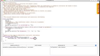 2. Sample JAVA program - Constructor & Constructor Overloading