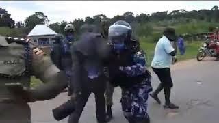 Police brutally arrests MP Luttamaguzi Paul Semakula in Nakaseke