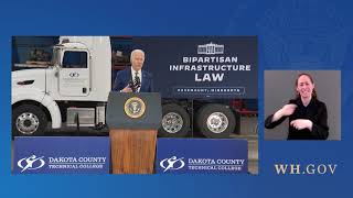 President Biden Delivers Remarks on the Bipartisan Infrastructure Law