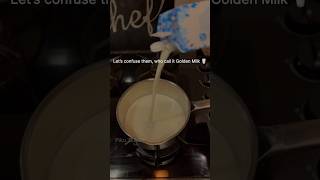 YouTube Viral Golden Milk | Haldi doodh, Turmeric Latte At Home #shorts #shortsfeed #pikutalkies