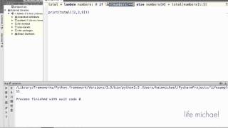 Recursive Lambda Expression in Python