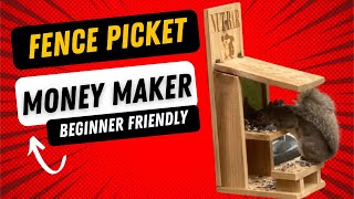 DIY Squirrel Feeder That Sells! Quick & Easy Woodworking Plan