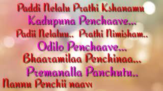 Lyrical Version _ Amma Amma Nannu Malli Penchavaa!💞