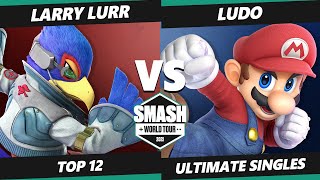 SWT NA West RF Top 12 - Larry Lurr (Wolf, Falco) Vs. Ludo (Mario) SSBU Ultimate Tournament