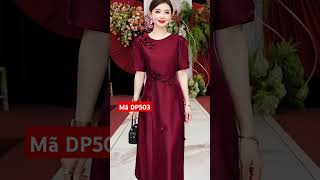 MÃ DP503, đầm đỏ đô, váy đẹp nhất, ĐẦM VÁY TRUNG NIÊN - gọi ngay DT ZALO 0345.735.475