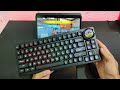 1 day with the differentiated keyboard on the mobilador feker k75 lite