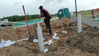 instalación de underground,de una casa de 1 baño