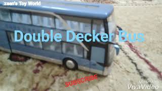 My new Double Decker bus that is blue in colour l Izaan's Toy World