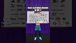 2K23 Clothing Brands Gallery Dept. + More 🔥 #nba2k23 #shorts
