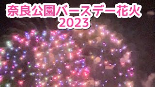 奈良公園バースデー花火 2023.2.14  #おめでとう