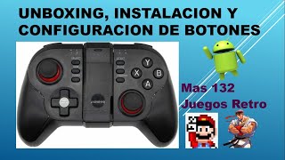 Unboxing, Conexión, Configuración de Botones del Control y 132 Juegos Retro