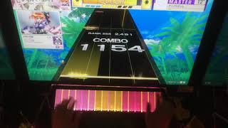 【CHUNITHM】デンパラダイム(MASTER)AJ 手元