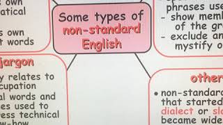 Standard and Non Standard English