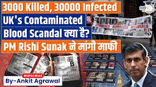 What is the UK’s Infected Blood Scandal? PM Rishi Sunak Apologizes | IR | UPSC