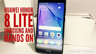Huawei Honor 8 lite Unboxing and Hands on
