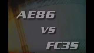 Initial D: Battle Stage | AE86 vs. FC3S | 60FPS