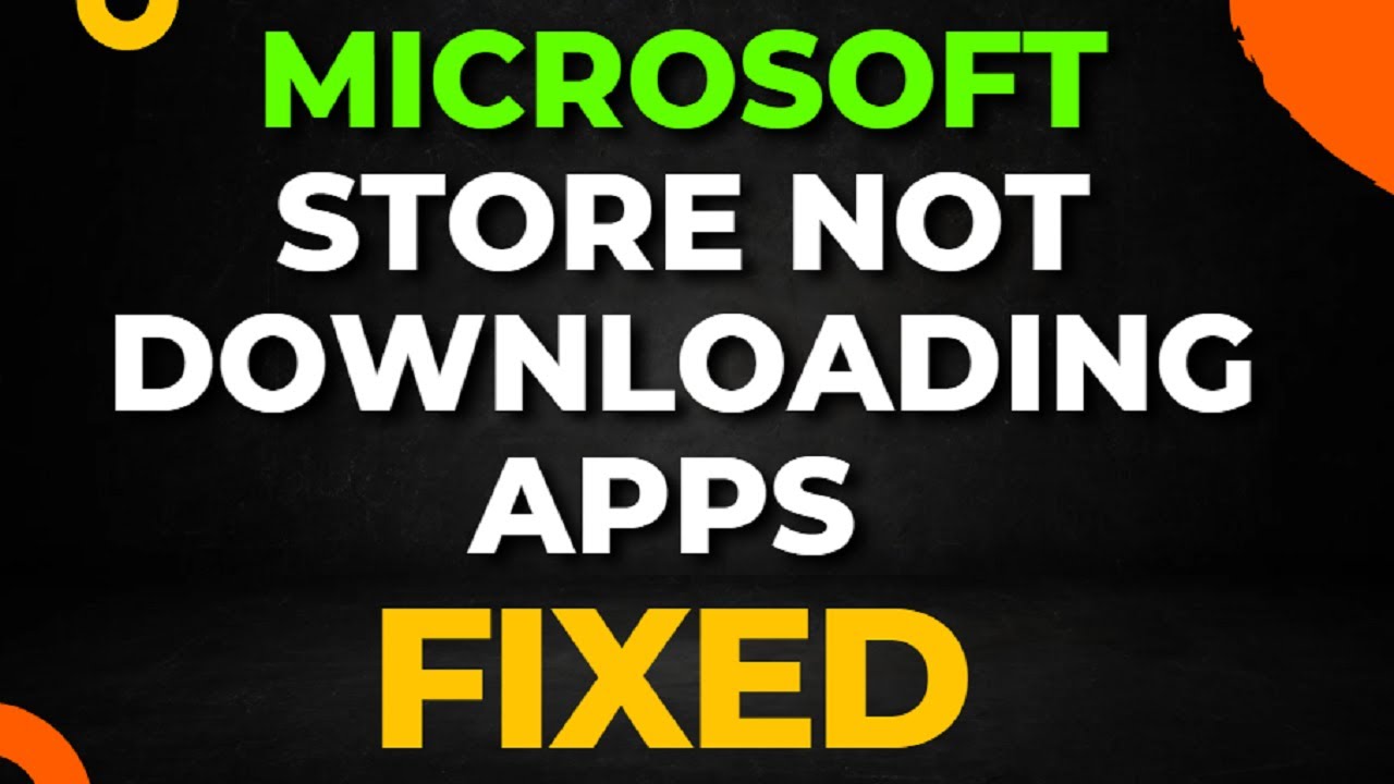 Microsoft Store Not Downloading Apps Windows 11 - YouTube