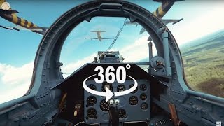 Fighter Jet Formation Flying 360° video - 6 Jets!
